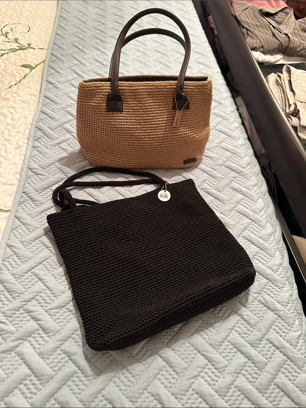 2 Gorgeous Sak Woven Purses in like new condition.